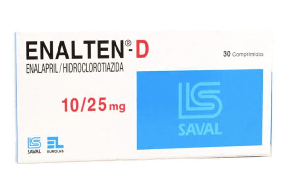 Enalten D Enalapril 10Mg Y Hidroclorotiazida 25Mg X Tableta