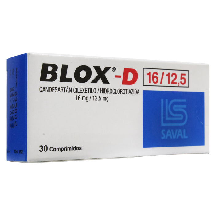 Blox D 16Mg Candesartan Y 12.5Mg Hidroclorotiazida X Tableta