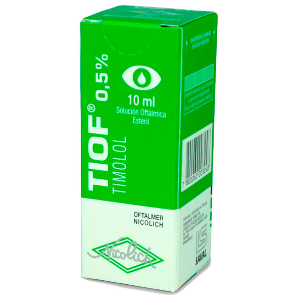 Tiof O.50% Colirio X 10Ml Timolol