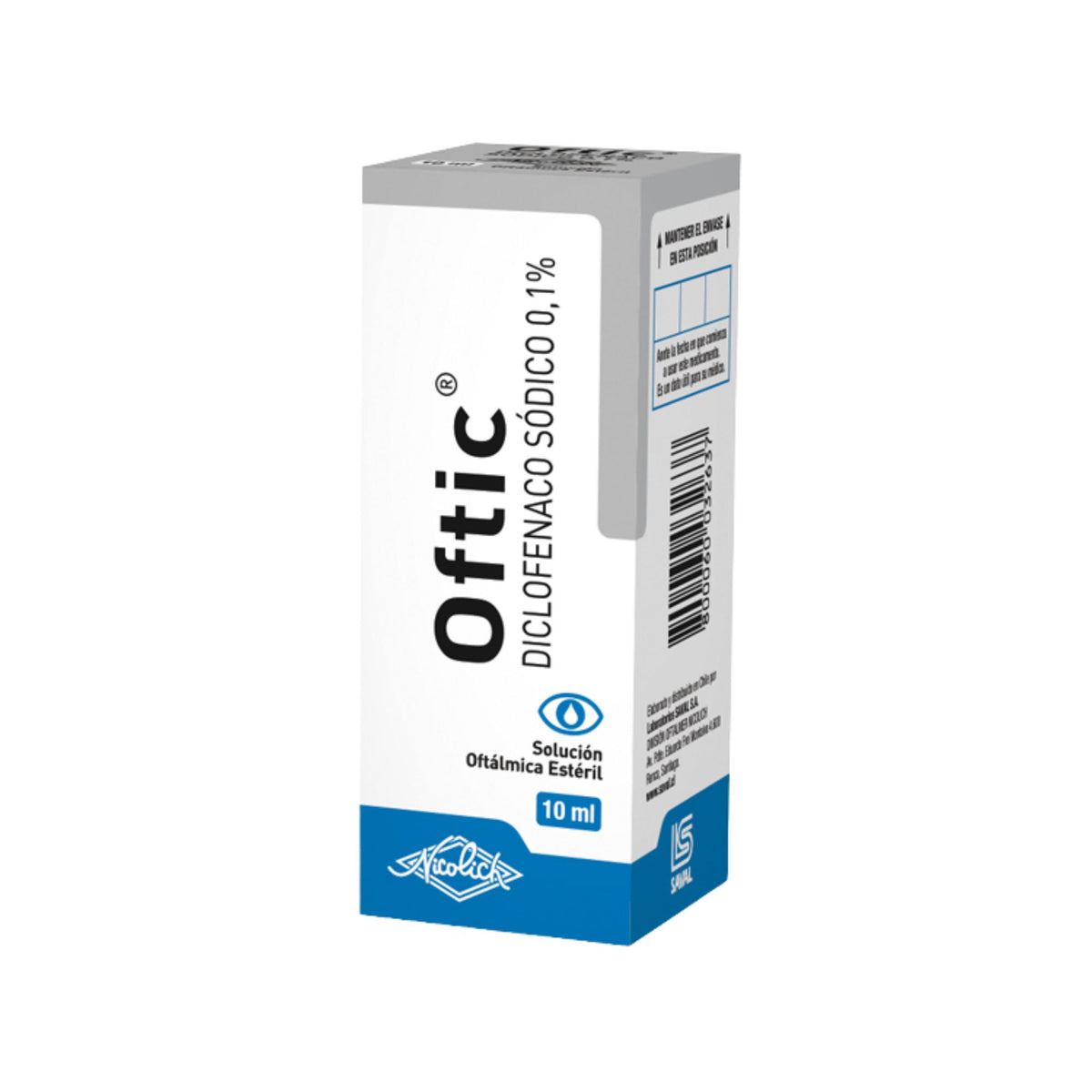 Oftic 0.1% Colirio X 10Ml Diclofenaco— Farmacorp