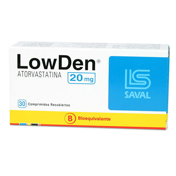 Lowden 20Mg Atorvastatina X Tableta