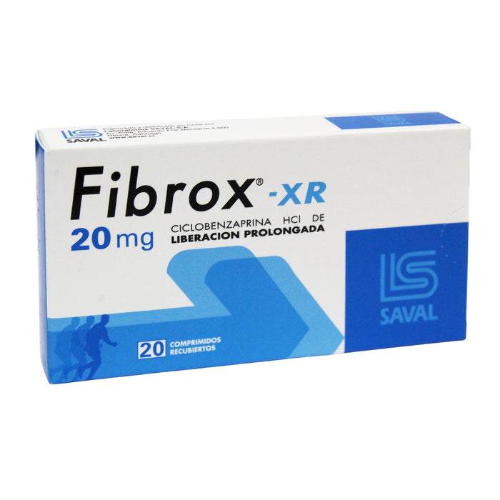 Fibrox Xr 20Mg Ciclobenzaprina X Tableta