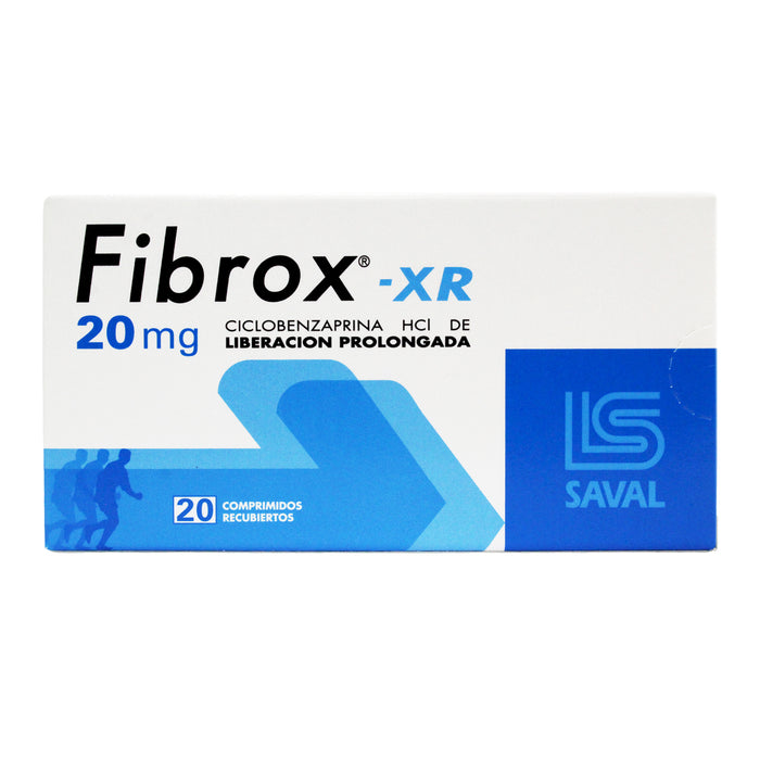 Fibrox Xr 20Mg Ciclobenzaprina X Tableta
