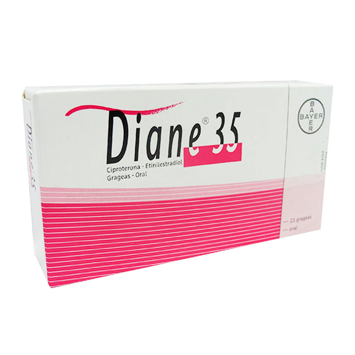 Diane 35 Ciproterona 2Mg Y Etinilestradiol 0.035Mg X Caja