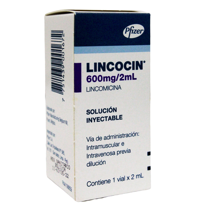 Lincocin Lincomicina 600Mg Y 2Ml X Ampolla
