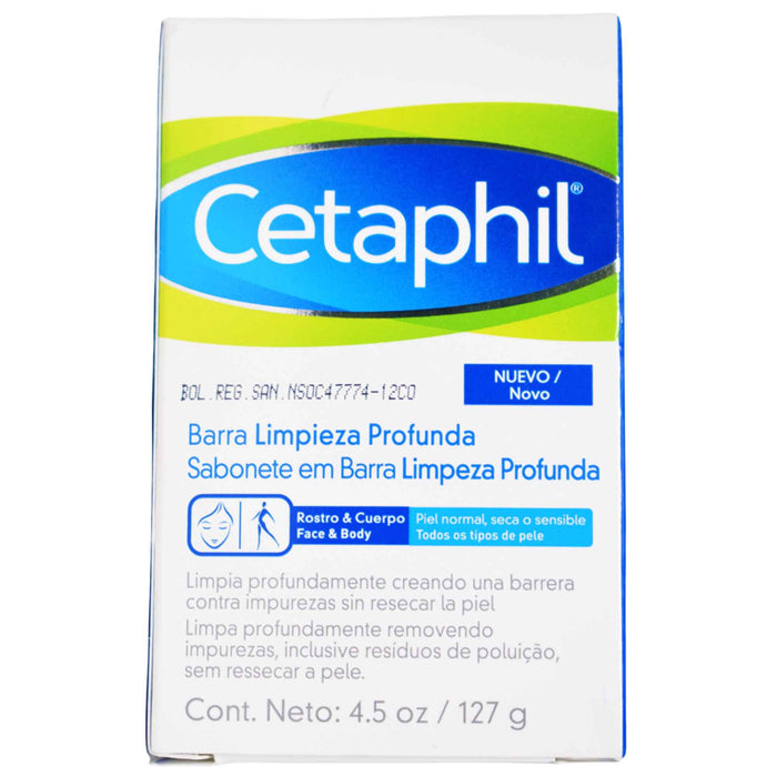 Cetaphil Jabon Barra Limpieza Profunda X 127G