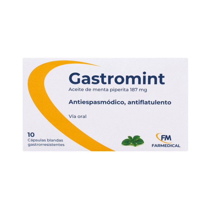 Gastromint 187Mg Aceite De Menta Piperita X Cápsula