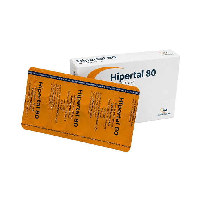 Hipertal 80Mg Telmisartan X Comprimido