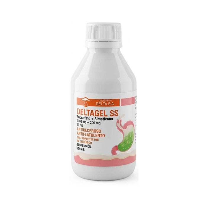 Deltagel Ss Sucralfato / Simeticona Suspensión X 200Ml