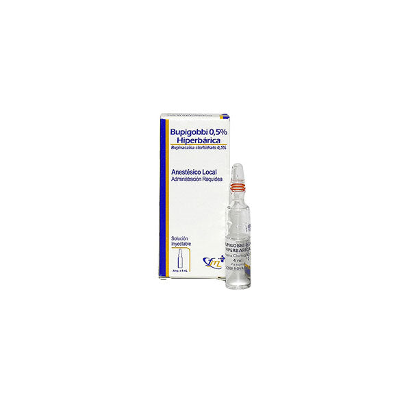 Bupigobbi Bupivacaina 0.5 Y 4Ml X Ampolla