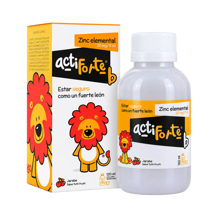 Actiforte B 20Mg Zinc Sulfato Jarabe X 120Ml