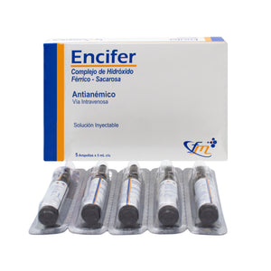 Encifer 100Mg Iv 5Ml Hierro X Ampolla— Farmacorp