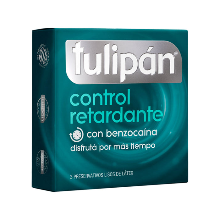 Preservativo Tulipán Control Retard 3 Unidades X Caja