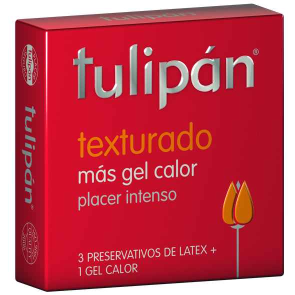 Preservativo Tulipan Texturado +1 Gel X Envase