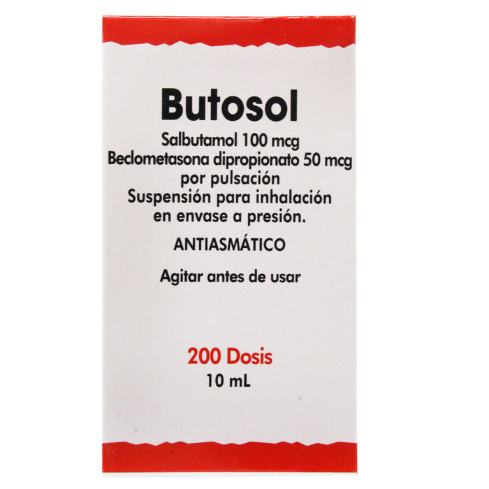 Butosol Aerosol Oral X200 Dosis Salbuta Beclometas