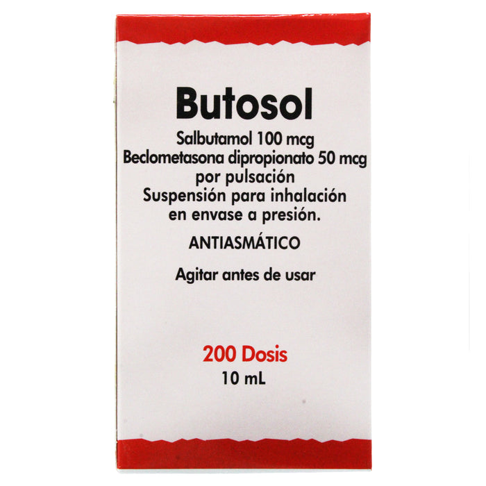 Butosol Aerosol Oral X200 Dosis Salbuta Beclometas