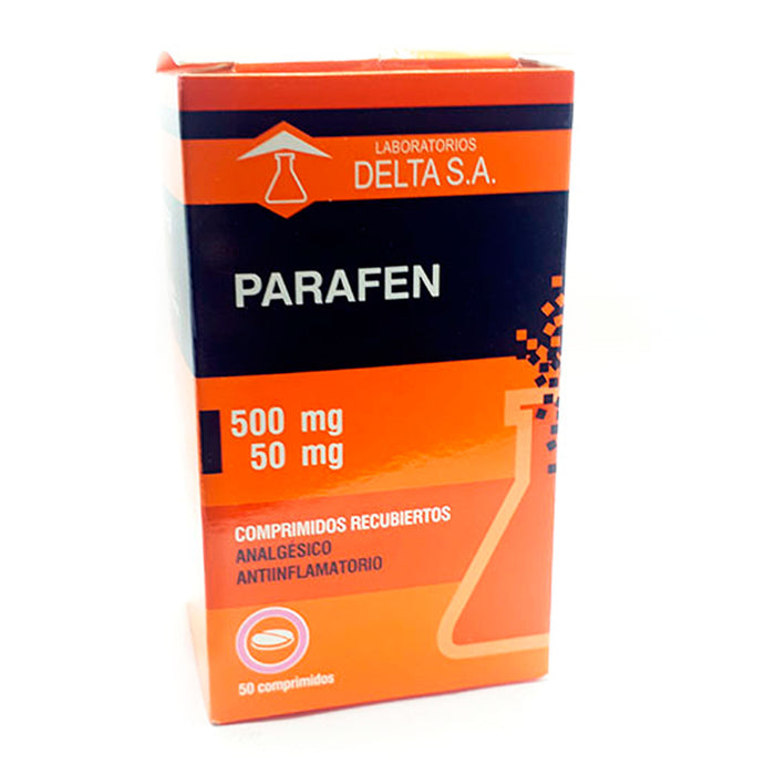 Parafen Paracetamol 500Mg Y Diclofenaco Sodico 50Mg X Tableta