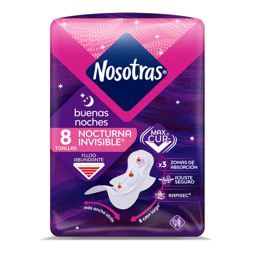Toallitas Femeninas Nosotras Buenas Noches Invisible Rapisec X...