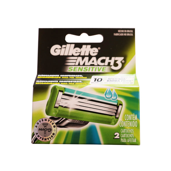 Gillette Mach3 Sensitive X 2 Piezas