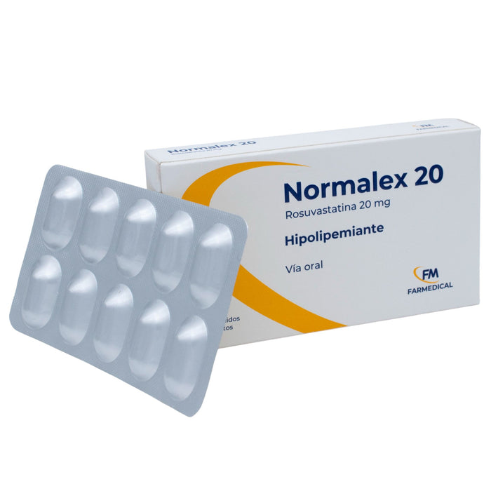 Normalex 20Mg Rosuvastatina X Tableta