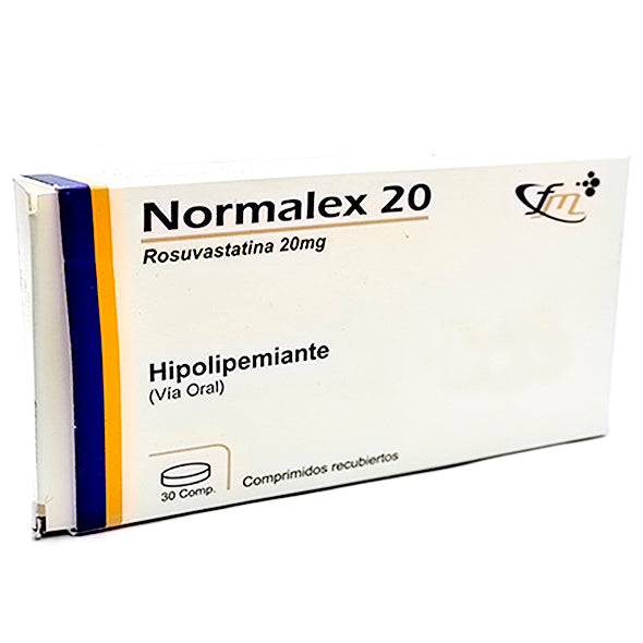 Normalex Rosuvastatina 20Mg X Tableta