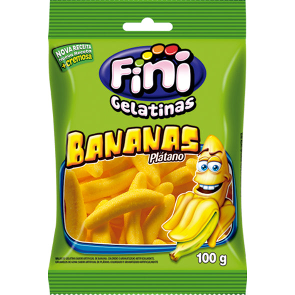 Fini Caramelos De Gelatina Bananas X 100G