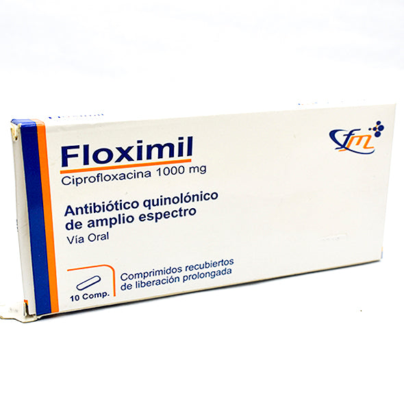 Floximil Ciprofloxacina 1000Mg X Tableta