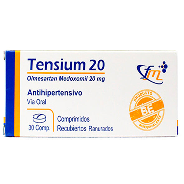 Tensium Olmesartan 20Mg X Tableta