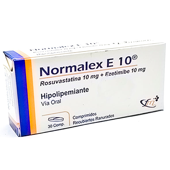 Normalex E Rosuvastatina 10Mg Y Ezetimibe 10Mg X Tableta