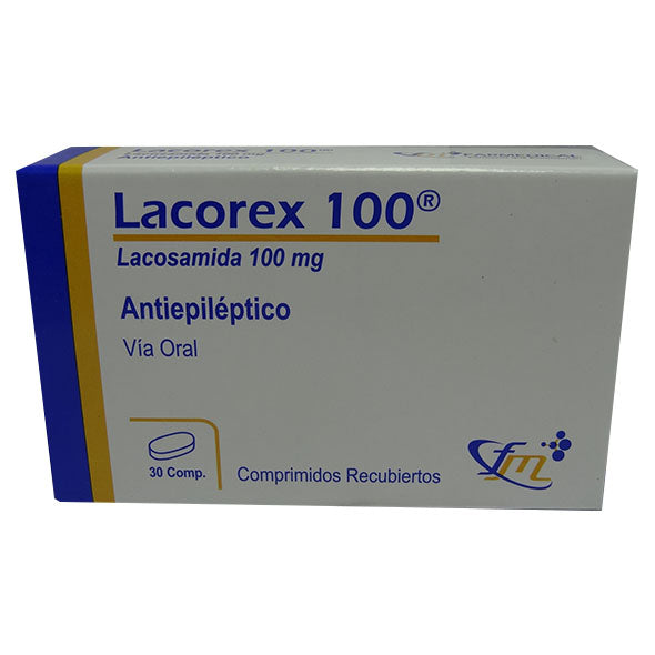 Lacorex Lacosamida 100Mg X Tableta