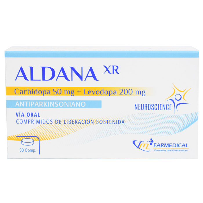 Aldana Xr Levodopa Y Carbidopa X Tableta