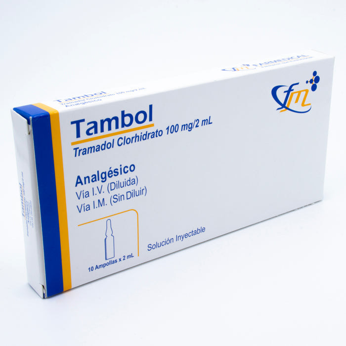 Tambol Tramadol 100Mg Y 2Ml X Ampolla