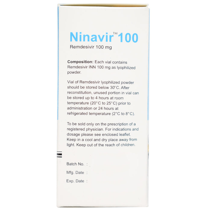 Ninavir Remdesivir 100Mg X Ampolla
