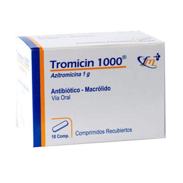 Tromicin Azitromicina 1G X Tableta
