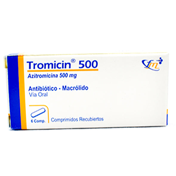 Tromicin Azitromicina 500Mg X Tableta