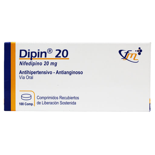 Dipin 20Mg Nifedipino X Tableta