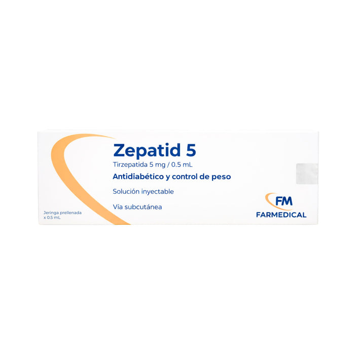 Zepatid Tirzepatida 5Mg/0.5Ml Frio X Jeringa Prellenada