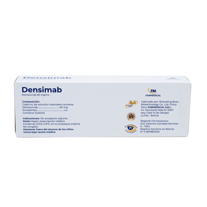 Densimab Denosumab 60Mg/Ml Frio X Jeringa Prellenada