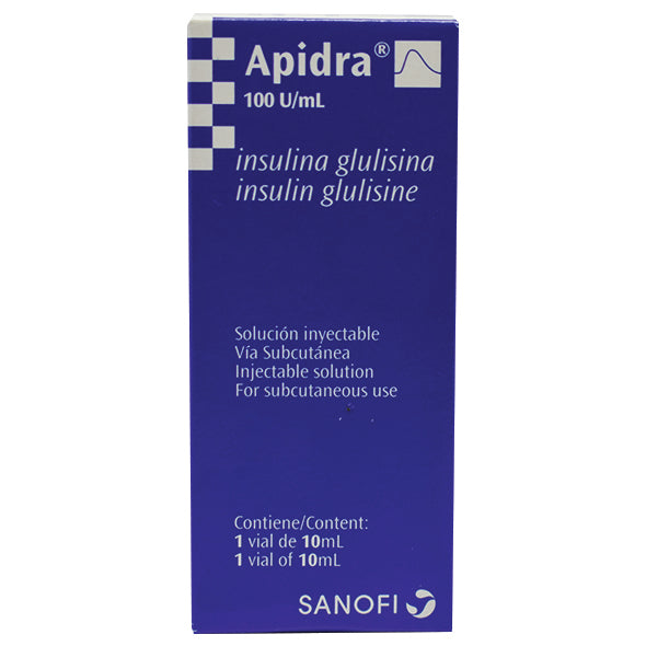 Apidra Insulina Cart 100Ui Mlx10ml Glulisina