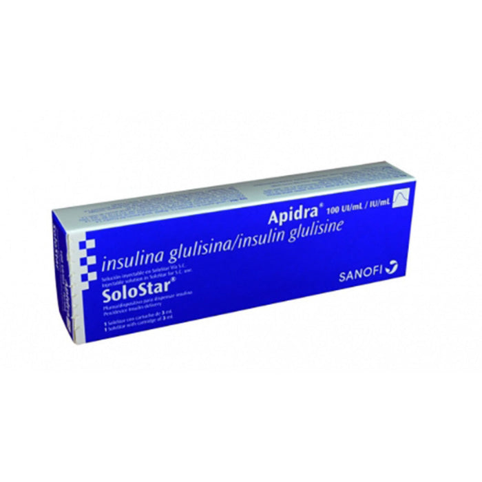 Apidra Solostar 100Ui 3Ml Insulina Glulis+Ag