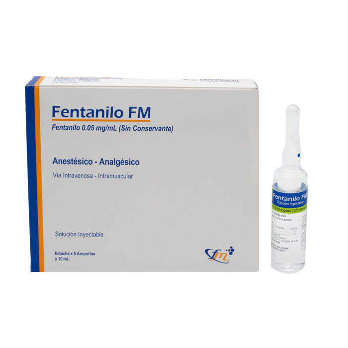 Fentanilo Fm 0.05Mg/Ml Iv-Im X 1 Ampolla /10Ml