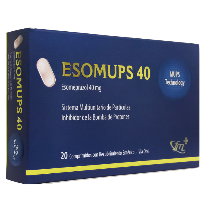 Esomups 40Mg Esomeprazol X 20 Comprimidos