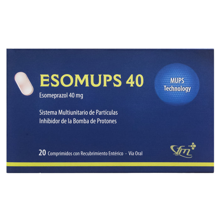 Esomups 40Mg Esomeprazol X 20 Comprimidos