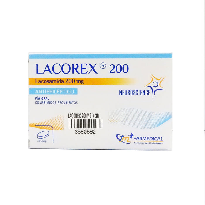 Lacorex 200Mg X 30 Comp Lacosamida
