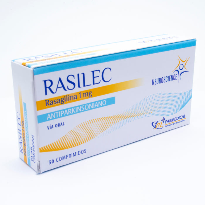 Rasilec 1Mg Rasagilina X Comprimido