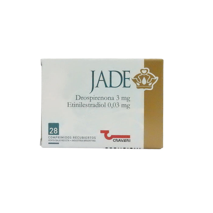 Jade X 28 Comp Drospirenona Etinilestradiol