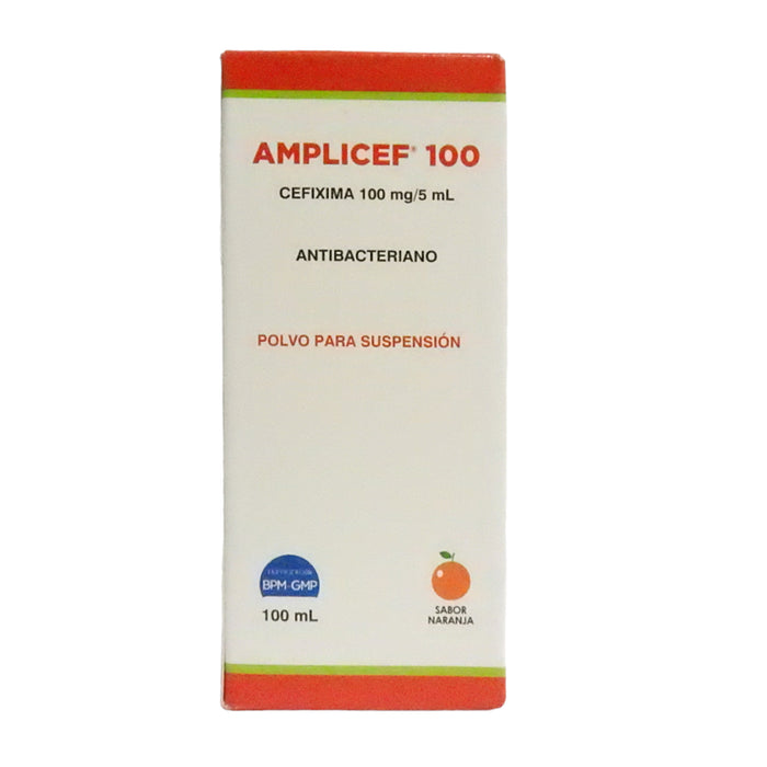 Amplicef 100Mg 5Ml Cefixima Suspencion X 100Ml