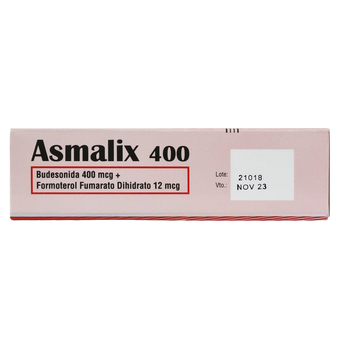 Asmalix 400 Budesonida Formoterol X Capsula Para Inhalacion Oral