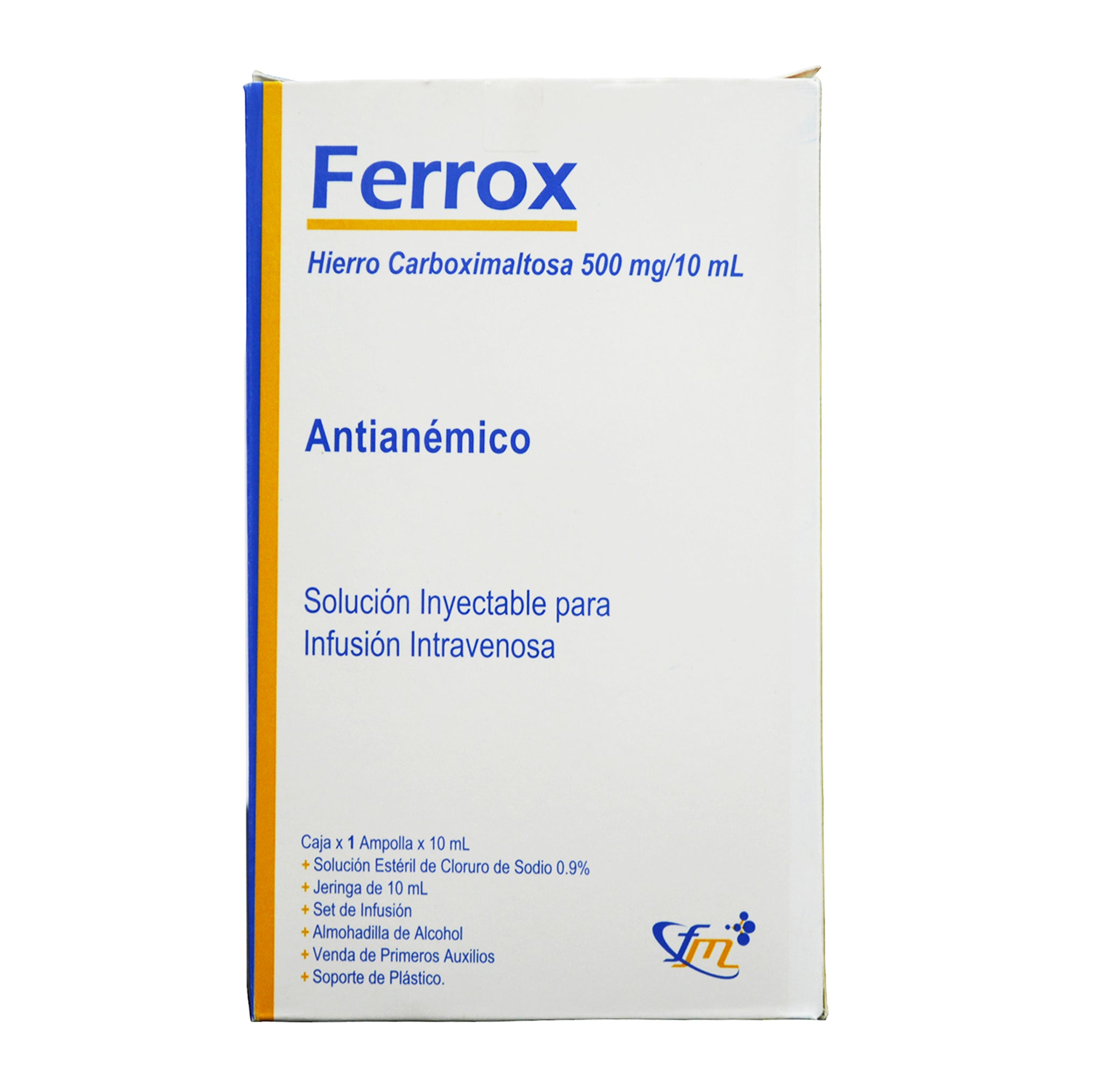 Ferrox 500Mg Hierro Carboximal Iv X 10Ml / Ampolla— Farmacorp