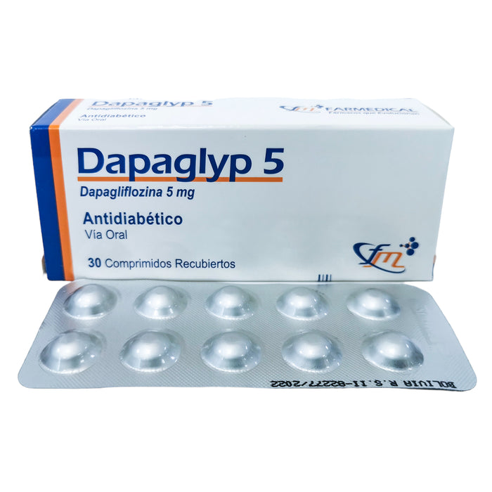 Dapaglyp 5Mg Dapagliflozina X Comprimido
